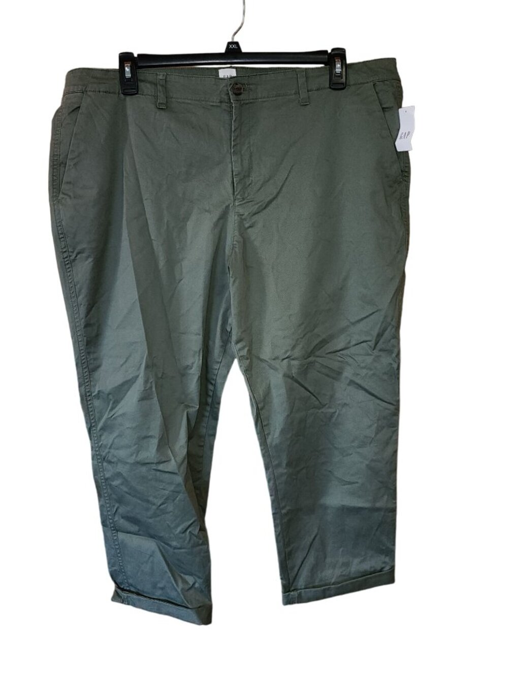 Gap Girlfriend Khaki Green Pants utility Womens size 20 NWT